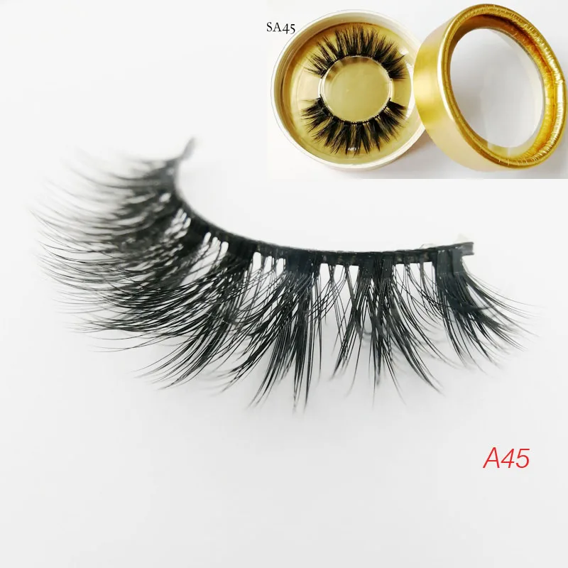 3D шелковые ресницы Искусственные норковые полосы ресниц толстые поддельные