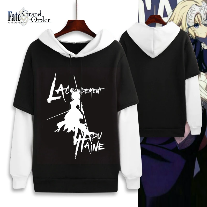 Аниме Fate/stay night толстовка с капюшоном High Q унисекс пуловер Fate FGO дуговая меч реглан