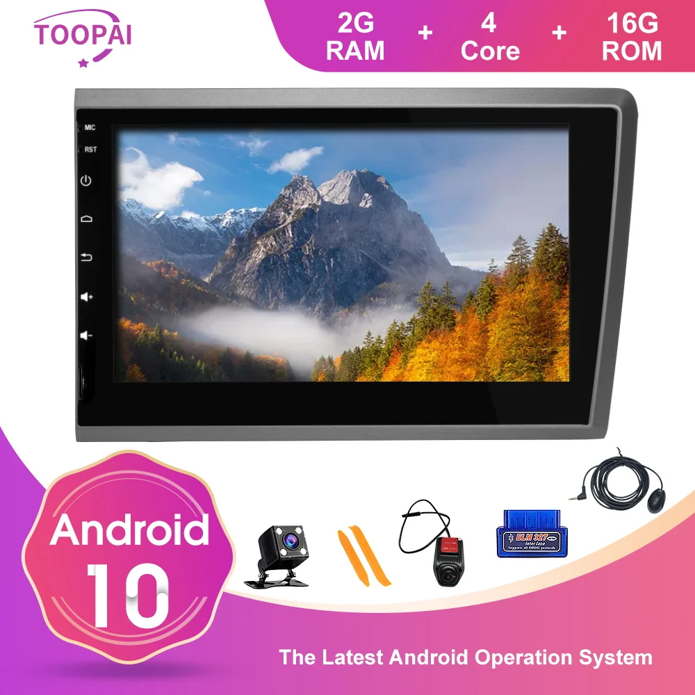 Мультимедийный плеер TOOPAI Android 10 для VOLVO S60 V70 XC70 2000 2004 FM радио стерео GPS навигация IPS