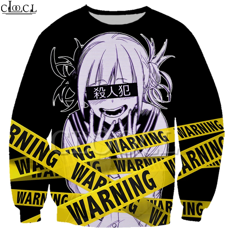 Прямая поставка свитшот с аниме девушкой Тога химико моя геройская Академия