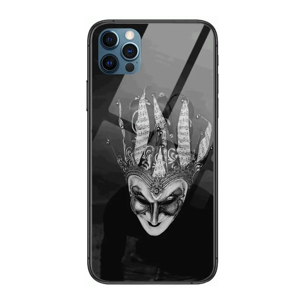 

Case Boris Brejcha style Style Phone Case cover For iphone 12 pro max 11 8 7 6 s XR PLUS X XS SE 2020 mini black cell shell