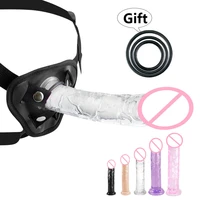 realistic dildo adjustable strap on xxl dildos anal plug penis clitoris vagina stimulator sex toys for men woman adults sex shop