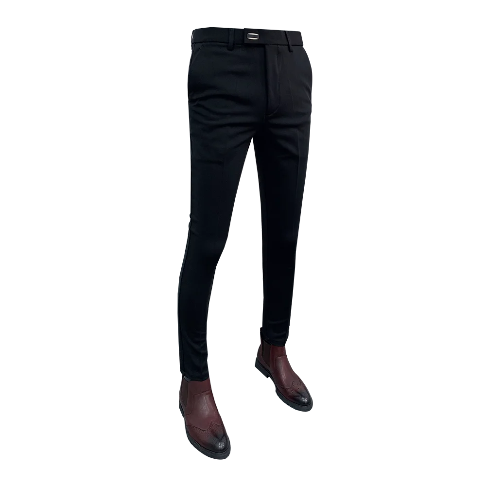 Мужские осенние брюки в Корейском стиле из сетчатого красного материала