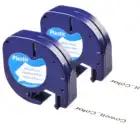 2 совместимый с Dymo LetraTag 91331 S0721660 , LT-110T, QX 50, XR, XM, 91221 лента