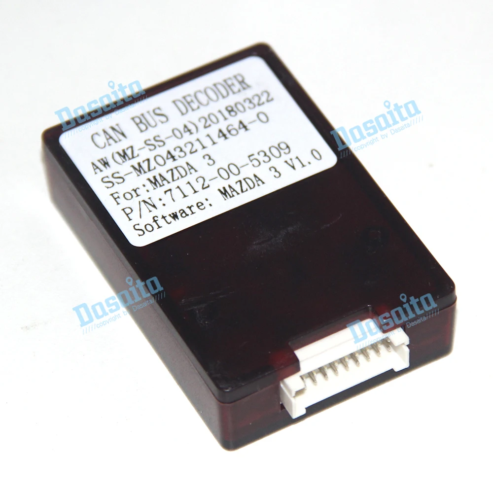 Автомагнитола CB021 Canbus Decorder с кабелем питания для Mazda 3 2006-2012 поддержка управления