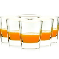 glass juice cup glass cup high temperature tea cup household glass cup set beverage juice cup milk cupglass cup shot glass
