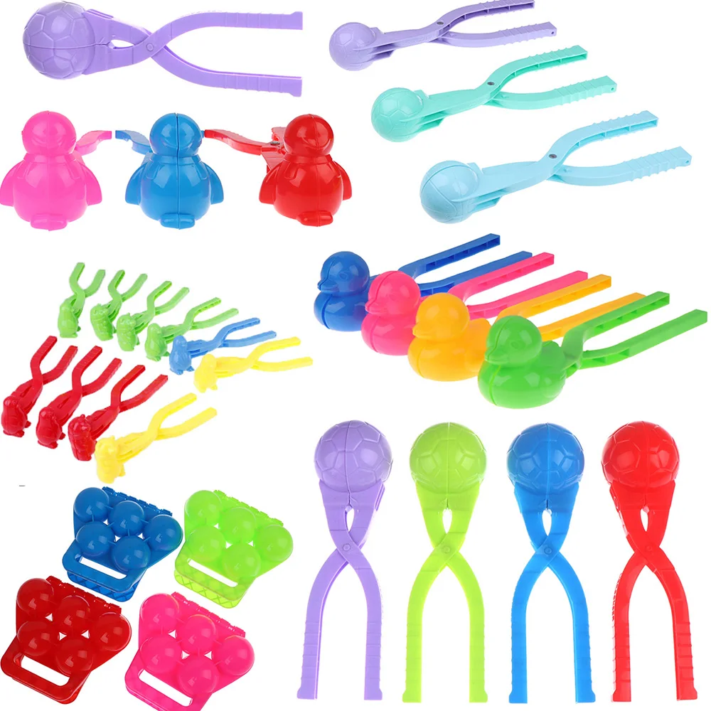 1 шт. мультфильм прекрасный утка в форме снежок производитель клип дети открытый