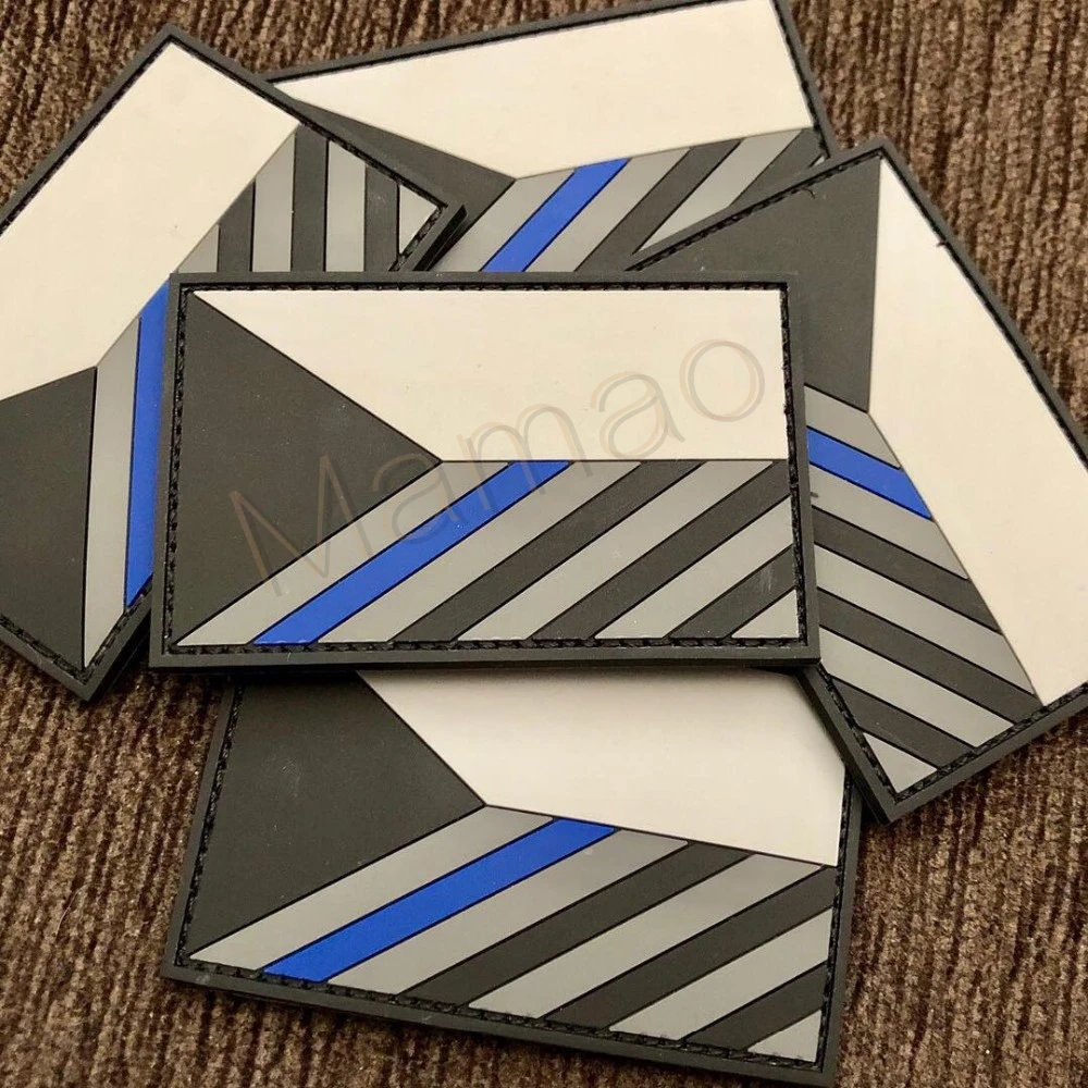 3D нашивки с липучками из ПВХ флагом Чехии эпоксидная резина патриотические