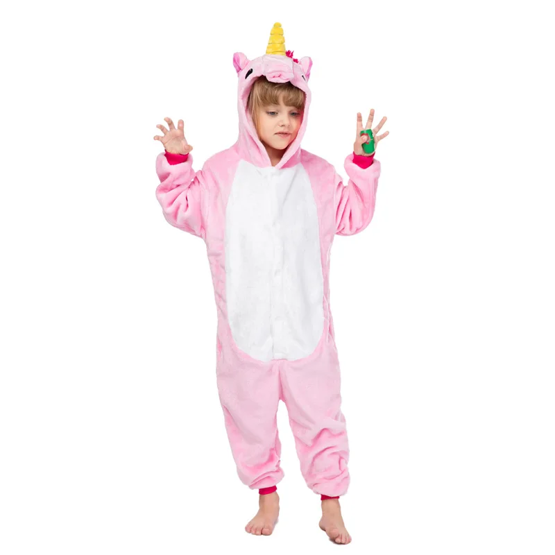 

Новинка 2020, зимняя Домашняя одежда, плотная теплая Фланелевая Пижама-комбинезон для мальчиков и девочек с длинным рукавом, популярная мульт...