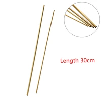 1pc diameter 2345mm fine brass tubes brass pipe brass tube length 30cm long 0 45mm wall cutting tool parts