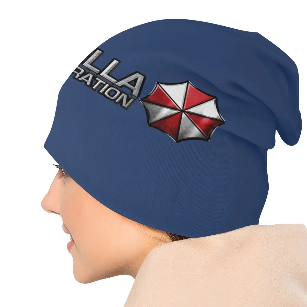 Головной убор Umbrella Corporation шапки модные уличные облегающие с биологической