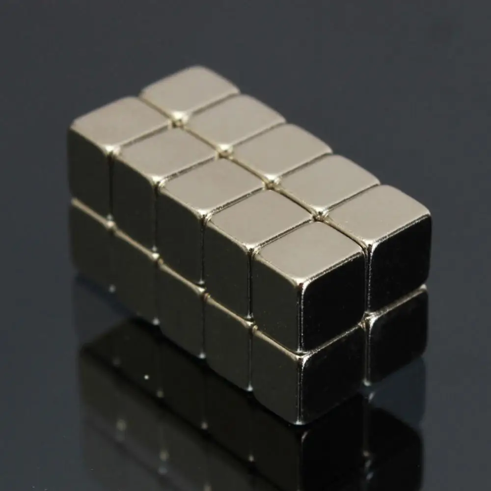 20 штук 5x5x4 мм N52 супер сильные квадратные Редкоземельные неодимовые магниты на