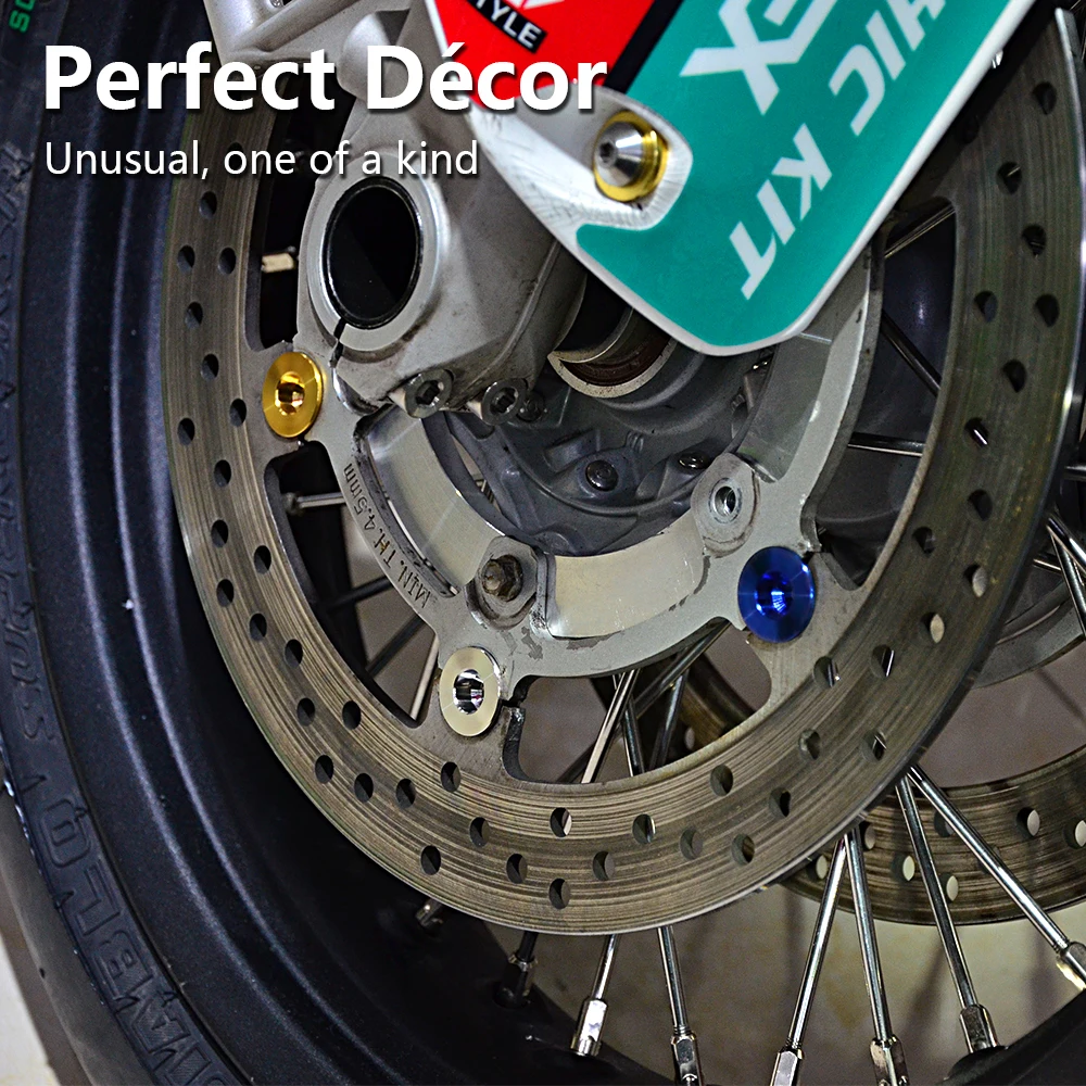 Титановые плавающие тормозные дисковые бобины стопорный зажим для Honda CB 1000R 1100 300F