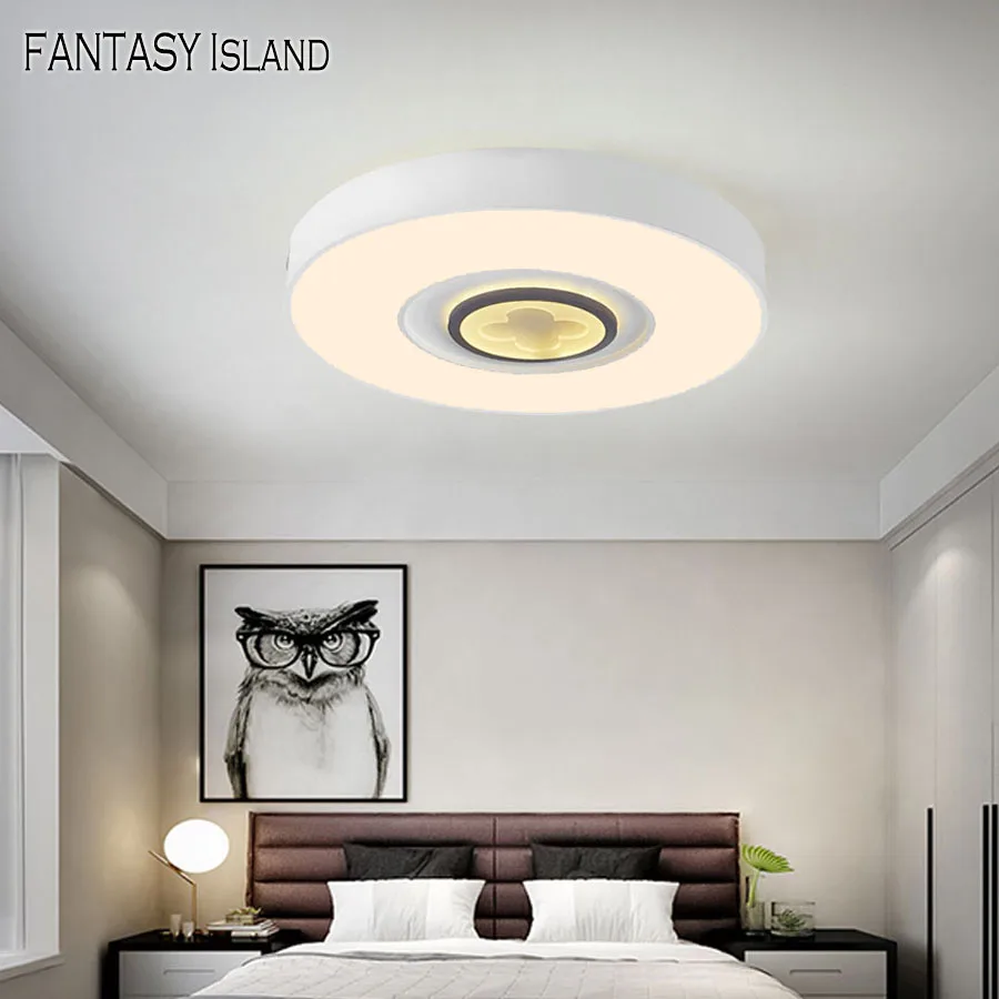 

LED Light Home Modern Panel Light Ceiling Lamp dimmable Round Living Room Bedroom Kitchen indoor lighting chandeliers modern