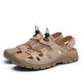 Obuwie na 2018 duże samool sandles s płaskie mężczyźni platformy duże sandale walking man sandales sandales w plage 39 poślizgu męskie buty