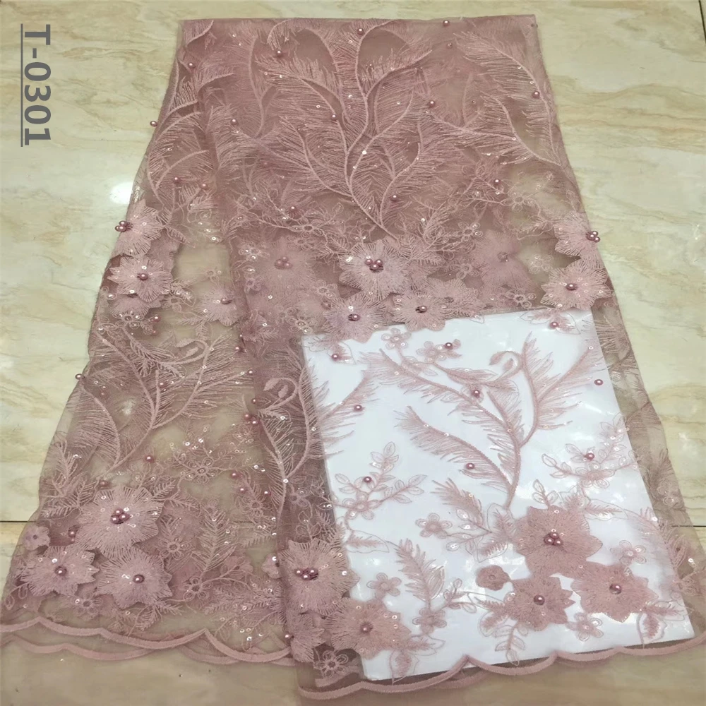 Африканская кружевная ткань 2020 вышитая нигерийская Свадебная высокого качества