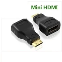 mini hdmi compatible to hdmi compatible adapter gold plated 1 4 3d extension adapter 1080p converter for hdtv tablet camera 4 8