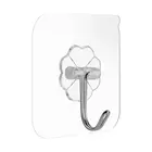 Прозрачный крючок для ванной комнаты кухни Дома Прочные самоклеящиеся дверные настенные вешалки Крючки без отверстий универсальные крючки 1020 шт.