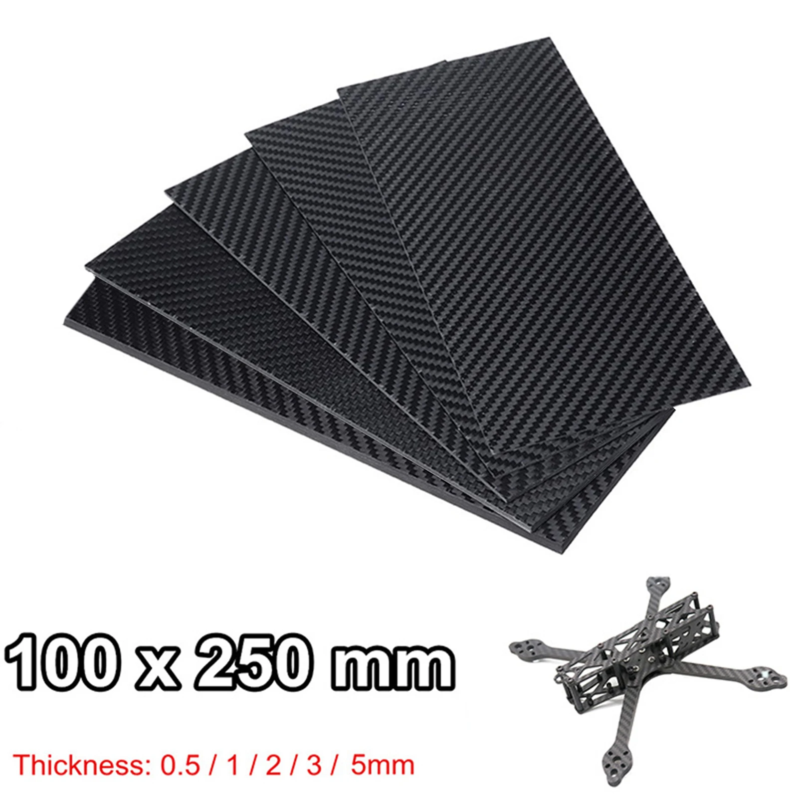 

Углеродное волокно с высокой твердостью и защитой от УФ-лучей для дрона DIY