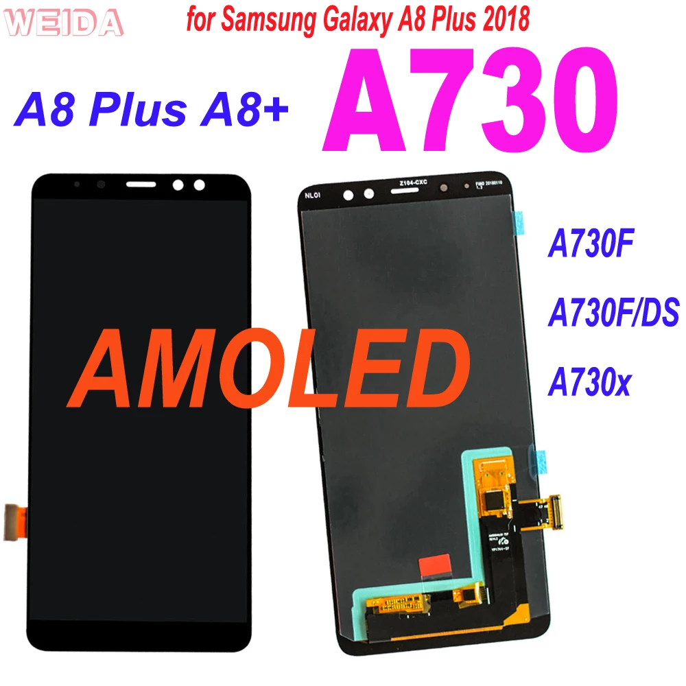 

Super AMOLED A730 LCD For Samsung Galaxy A8 Plus A8+ 2018 A730 A730F A730F/DS LCD Display Touch Screen Digitizer Assembly Tools