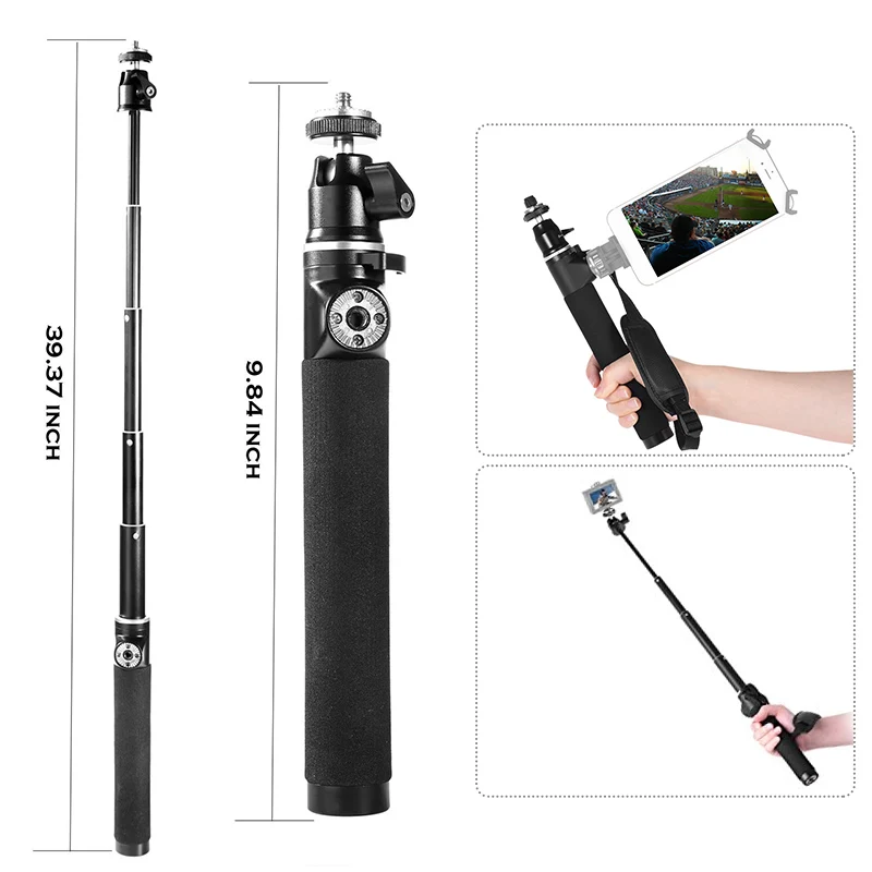

New DJI OSMO Extension Pole Rod Scalable Extension Stick for DJI Osmo & Osmo Plus&OSMO Mobile Handheld Gimbal Accessories