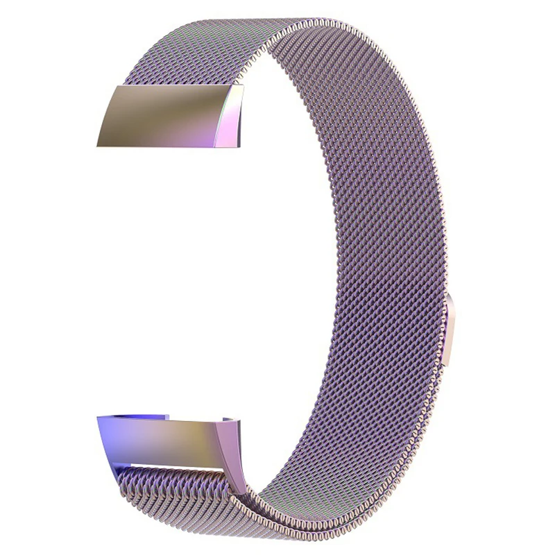 Для Fitbit Charge 3 Смарт Браслет ремешок Миланская нержавеющая сталь Ремешок L/S красочный металлический ремешок на руку для Fitbit Charge 3