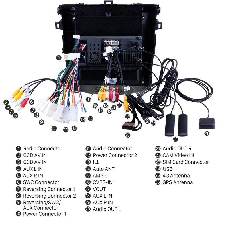 Seicane 9 7 дюймов Android 1 мультимедийная Авторадио GPS навигационная система для 2006-2012