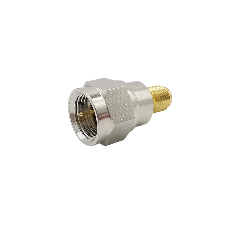 Прямое гнездо типа F со штекером SMA коаксиальный радиочастотный переходник с Мама