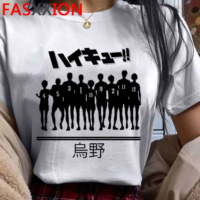 

Oya Oya Oya Haikyuu top tees summer top male casual print white t shirt grunge vintage tshirt white t shirt