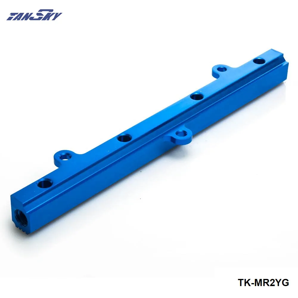 Топливный инжектор из алюминия для Toyota MR2 3S GTE голубой цвет|injector rail|rail kitbillet aluminum |