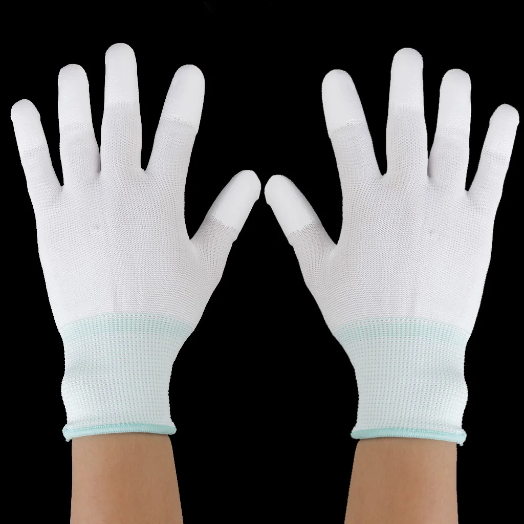 

MagiDeal Nylon Sewing Quilting Gloves for Machine Quilters M White Lightweight Form-fitting Gloves Specifically Designed