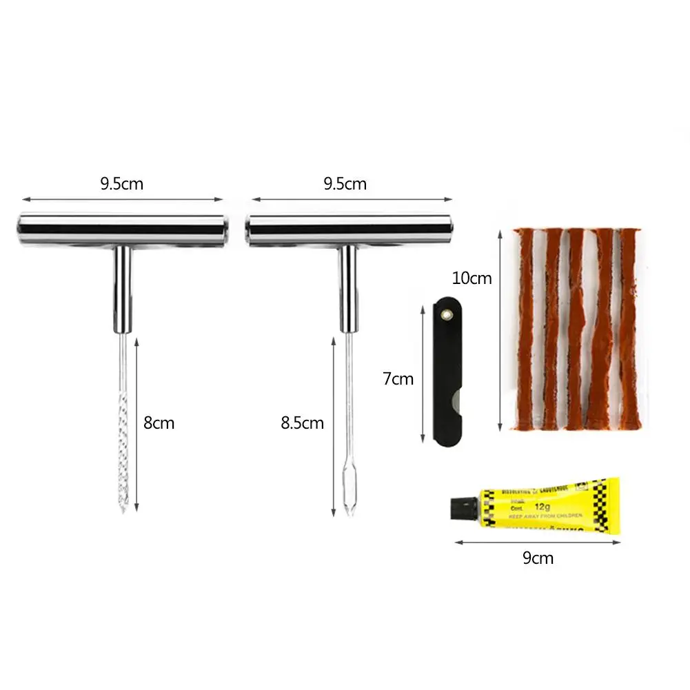 9 шт. набор инструментов для ремонта автомобильных шин 1 комплект в вакуумной