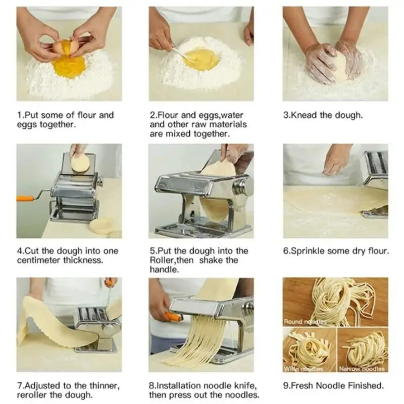 Машина для изготовления макаронных изделий 3 в 1 из нержавеющей стали | Дом и сад