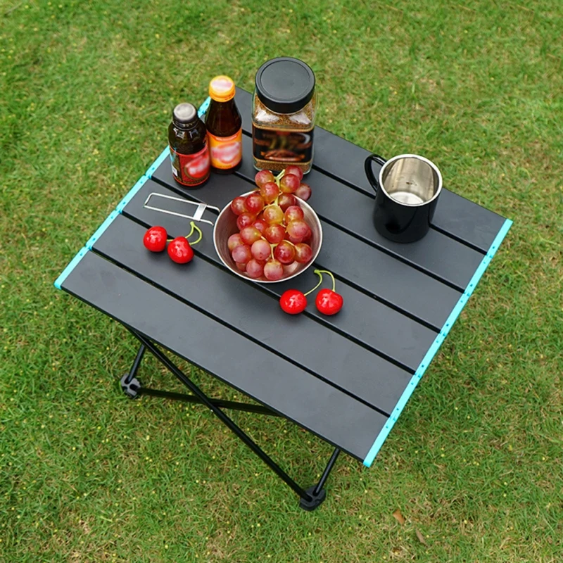

Aluminum Alloy Picnic Folding Table Super Light Fishing Table Camping Table Chair Self