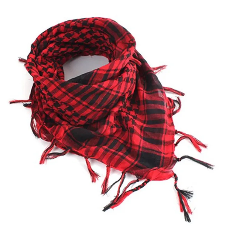 2020 Unisex Lightweight Plaid Tassel Arab Desert Shemagh KeffIyeh Scarf Wrap Pashmina Super soft and light weight Christmas Gift |