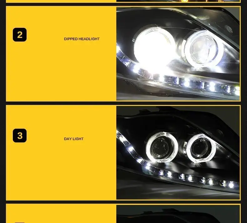 Внешний стиль Luces Para Авто Лампа Cob Led Drl дневные ходовые фары автомобильные огни в сборе 17 18 для Ford Mondeo