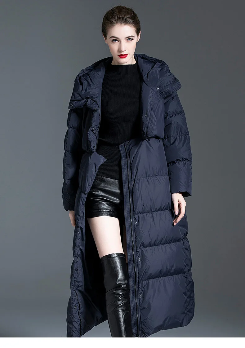 Winter women's high-quality down jacket loose casual puffer plus size 10XL warm and fashionable winter jacket