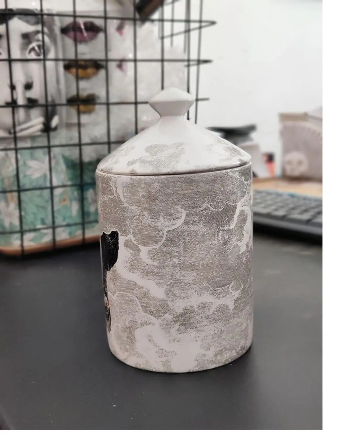 Женский подсвечник в виде темного облака канделябр украшение для дома