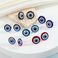 european hot style online celebrity jewelry retro trend devils eye earrings colorful edging blue turkish eye earrings