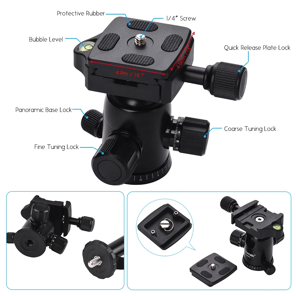 Мини штатив для фотостудии дорожный портативный Трипод цифровой зеркальной