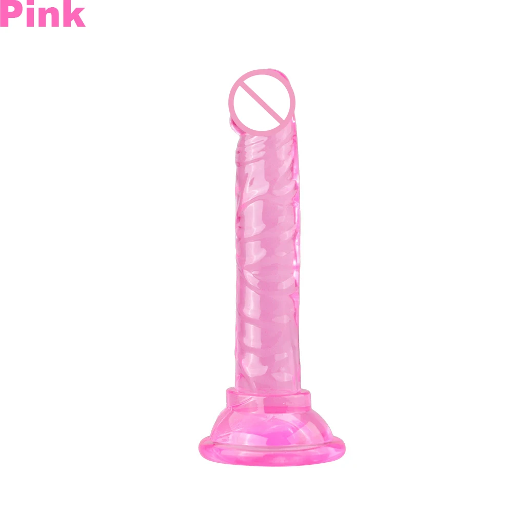 Супер мягкий многоразовый желеобразный фаллоимитатор Yunman маленький