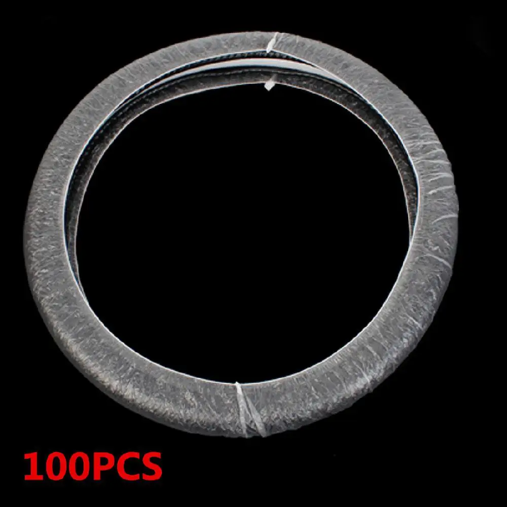 100 шт./компл. Универсальный Одноразовые Пластик крышка рулевого колеса