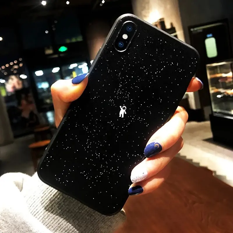 01A Космонавт земля черный чехол для телефона для iphone 6 7 8 6s 6 s Plus чехол для Funda iphone X XR XS Max 5 5S se 11 Pro Max чехол - Цвет: 01A
