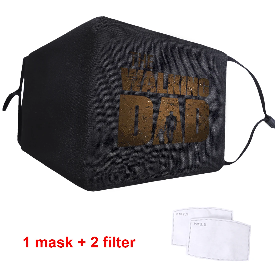 

The Walking Dead Adult Washable Face Mask Dustproof Berathable PM2.5 Activated Carbon Filter Paper Male Fashion Anti Haze Mask