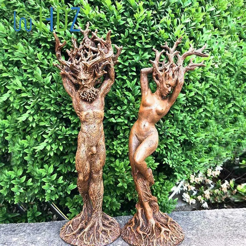 

Statue of Tree God Resin Garden Decoration Home Lawn Yard Decor Art Sculpture Garden Statue Home Spring Decor