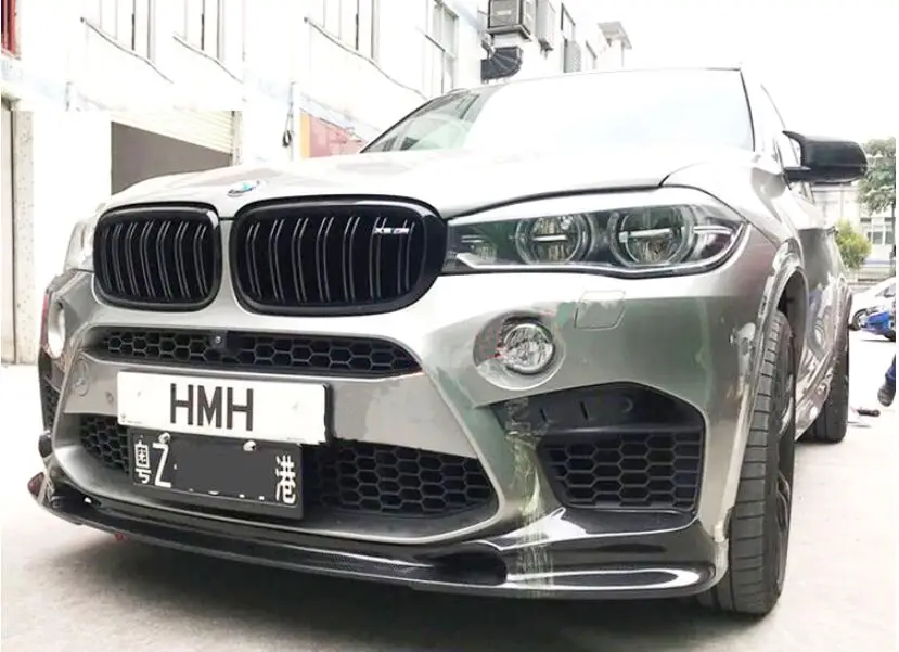 F85 F86 углеродного волокна спереди диффузор губа на задний бампер с боковой юбкой