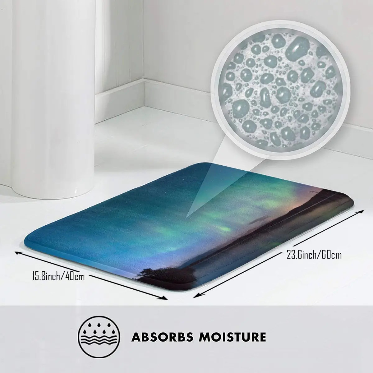 Звездного неба моря фланелевый Придверный коврик Добро пожаловать для прихожей