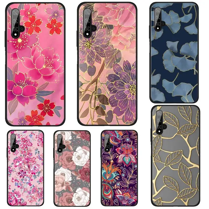 

Women Like Flowers Phone Case For Huawei Honor Y 7 2019 6p 8s 20 30 Pro 9 S Psmart V30 Pro Honor8 9 10 Lite Simple