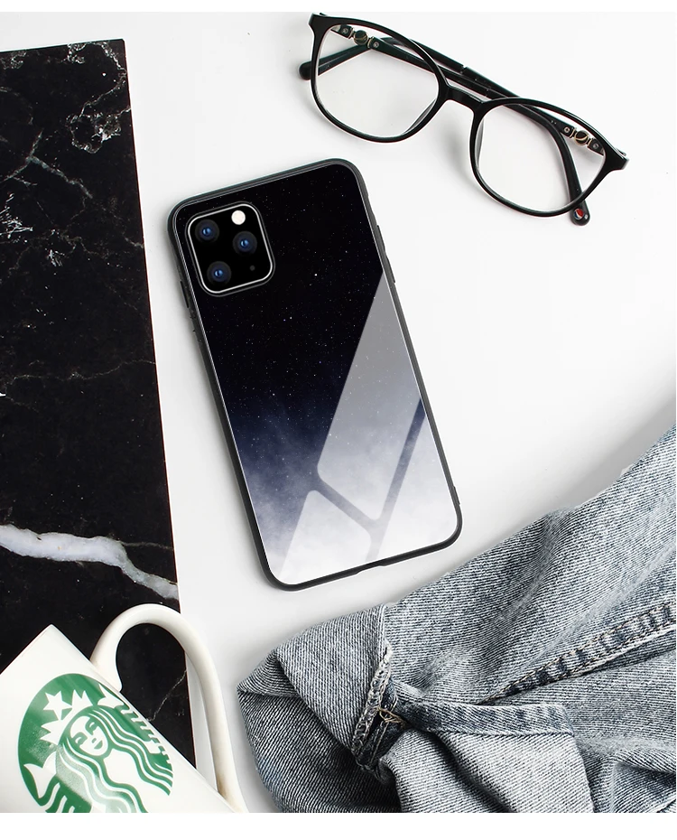 Чехол GFATIH для Apple iPhone 11 с принтом в виде перьев и звездного неба для iPhone 11 Pro Max, чехол для iPhone 7 Plus 8 XS, чехол для Max XR