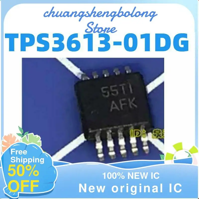 

10-200PCS TPS3613 TPS3613-01DG AFK MSOP10 nuevo original